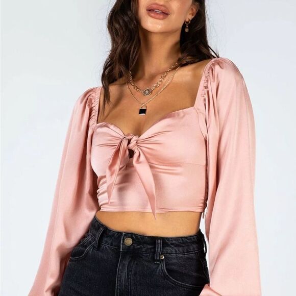 Princess Polly | NWT Pink Estee Top - Size 6 - New with Tags - Picture 2 of 8